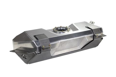 Jeep JK/JKU Aluminum Fuel Cell with Steel Skid for Back Half Kit For 07-18 Wrangler JK and Unlimited Motobilt