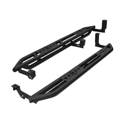 Side Step Nerf Bars Running Boards Kit For 99-06 Silverado/Sierra 1500 01-06 2500/3500 Extended Cab Textured Black Star Armor Tyger Auto