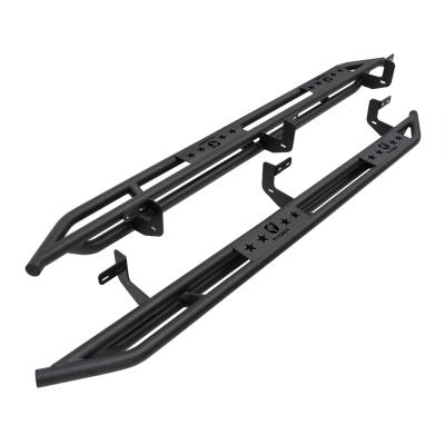 Side Step Rails Nerf Bars Running Boards Kit For 10-22 Ram 2500/3500 Mega Cab Textured Black Tyger Auto