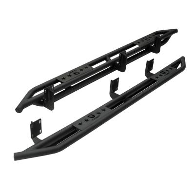 Side Step Rails Nerf Bars Running Boards Kit For 99-16 F250/F350 Super Crew Cab Textured Black Tyger Auto