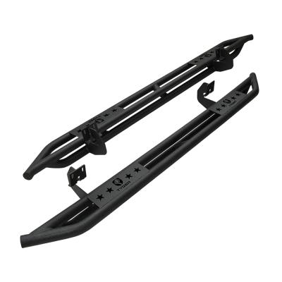 Side Step Rails Nerf Bars Running Boards Kit For 04-08 Ford F150 SuperCrew Cab Excl. 04 Heritage Textured Black Tyger Auto
