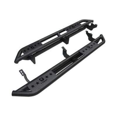 Side Step Rails Nerf Bars Running Boards Kit For 10-22 Toyota 4Runner Trail Edition/14-20 4Runner SR5/TRD Pro Textured Black Tyger Auto
