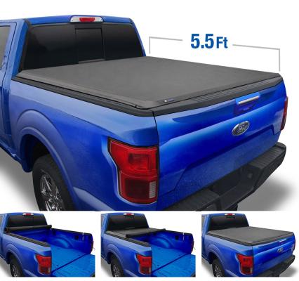 T1 Soft Roll Up Tonneau Cover For 04-08 Ford F-150 05-08 Lincoln Mark LT Styleside 5.5 Ft Bed Tyger Auto