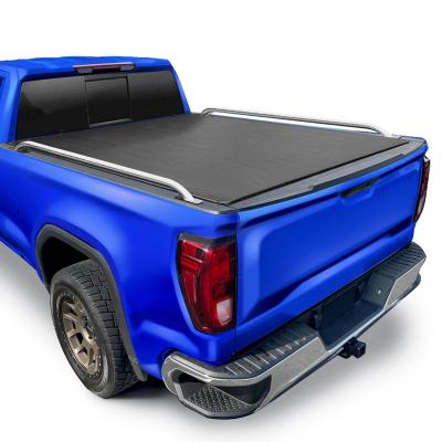 T2 Low Profile Soft Roll-up Truck Bed Tonneau Cover Compatible with 19-25 Chevy Silverado GMC Sierra 1500 (Not Fit 19 LD; 19-25 Classic) 5 Foot 10 Inch (70 Inch) Bed Tyger Auto
