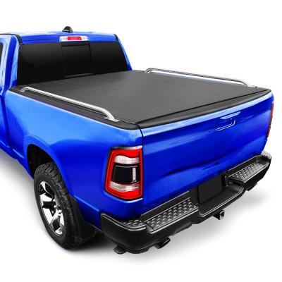 T2 Low Profile Soft Roll-up Truck Bed Tonneau Cover Compatible with 19-25 Ram 1500 New Body (Not Fit 19-25 Classic) 5 Foot 7 Inch (67 Inch) Bed Tyger Auto