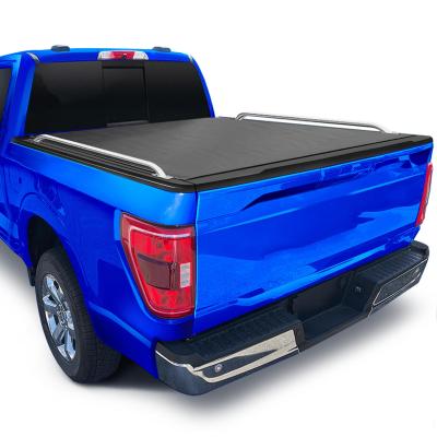 T2 Low Profile Soft Roll-up Truck Bed Tonneau Cover Compatible with 15-25 Ford F-150 Fleetside 5.5 Foot (67 Inch) Bed Tyger Auto