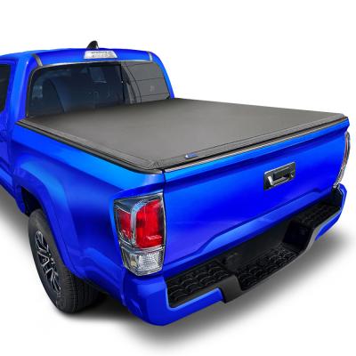 T3 Soft Tri-fold Truck Bed Tonneau Cover Compatible with 24 Toyota Tacoma 5 Foot (60 Inch) Bed Tyger Auto