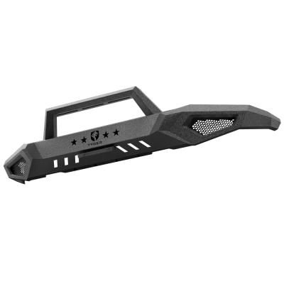 Front Bumper Kit For 16-18 Chevy Silverado 1500 Including 19 LD Textured Black Rock Crawler Tyger Auto
