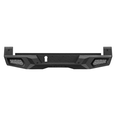 Rear Bumper Assembly Textured Black For 16-22 Toyota Tacoma Tyger Auto