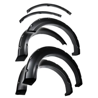 Fender Flares For 15-17 Ford F150 Paintable Smooth Matte Black Pocket Bolt-Riveted Style Set 4 Piece- Tyger Auto