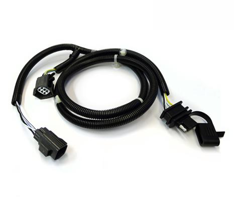 Electric Wiring Kit For 07-18 Jeep Wrangler JK 2/4 Door Tow Trailer Hitch Wiring Harness Kit 55 Inch in Length Wire Connector for Vehicle Mountable on Hitch Receiver Tyger Auto