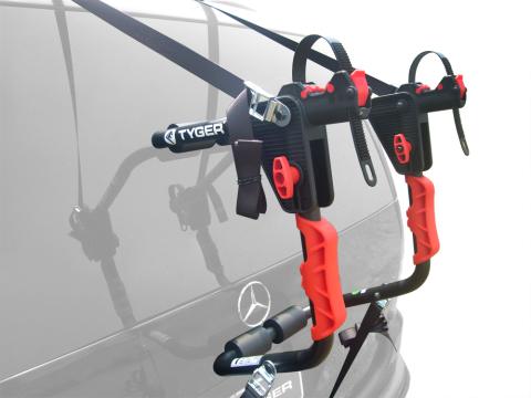 Deluxe Black 1-Bike Trunk Mount Bicycle Carrier Rack Tyger Auto