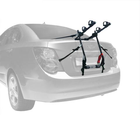 Deluxe Black 2-Bike Trunk Mount Bicycle Carrier Rack Tyger Auto