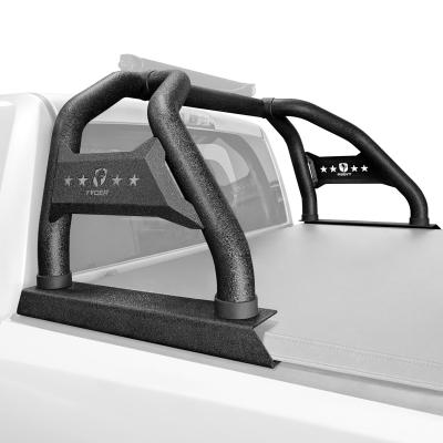 Sport Bar For 05-22 Tacoma Fleetside Textured Black Light Mount Roll Bar Tyger Auto