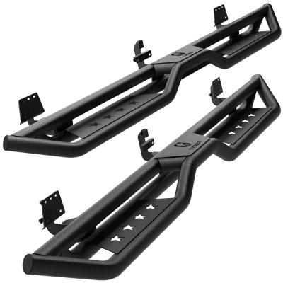 Star Strider Compatible with 19-24 Ram 1500 (Not Fit 19-24 Classic) Crew Cab Side Step Rails Nerf Bars Running Boards Tyger Auto