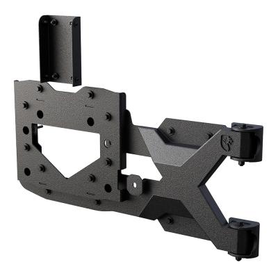 Oversize Tire Carrier Kit For 07-18 Jeep Wrangler JK Textured Black Fits up to 37 Inch Spare Tire Tyger Auto