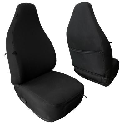 Jeep TJ Seat Covers Front 97-02 Wrangler TJ Baseline Performance Black Bartact