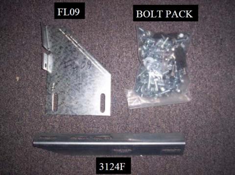 Running Board Mounting Bracket Kit For Transender Running Boards 94-01 Dodge Ram 1500 94-02 Ram 2500/3500 Standard Cab Heavy Gauge Steel Silver Owens Products