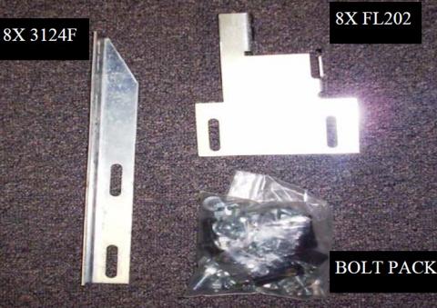 Running Board Mounting Bracket Kit For Transender Running Boards 11-16 Kia Sportage Heavy Gauge Steel Silver Owens Products