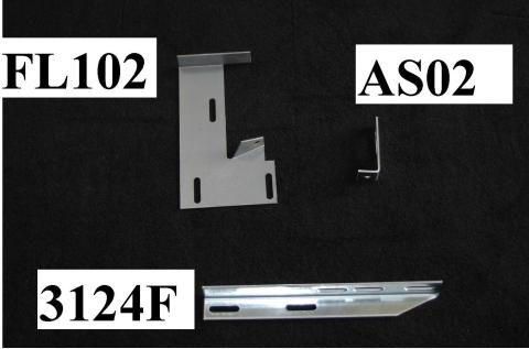 Bracket Kit 10-1191 for Mounting Owens TranSender Running Boards / 00-14 Chevrolet Tahoe/GMC Yukon / Heavy Gauge Steel / Owens Products