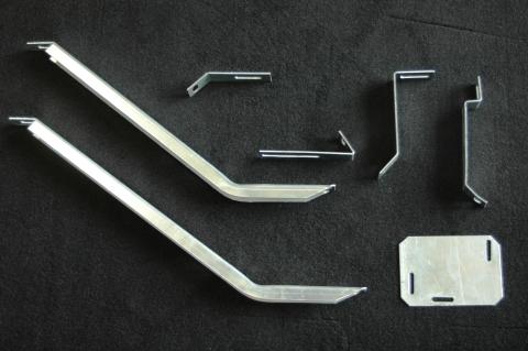 Running Board Mounting Bracket Kit For Oc74114E-01/Oc74114Eb-01 & Oc84114E-01 (Must Order Boards Separately) 15-18 Ford Transit Van 350 148 Inch Heavy Gauge Steel Silver Owens Products