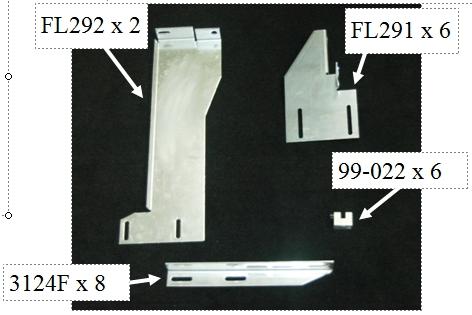 Running Board Mounting Bracket Kit 16-23 Nissan Titan 6.5 Bed Crew Cab Heavy Gauge Steel Silver Owens Products