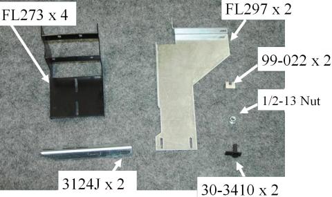 Running Board Mounting Bracket Fusion Bracket Kit 15-18 Ford F150 Super Heavy Gauge Steel Silver Owens Products