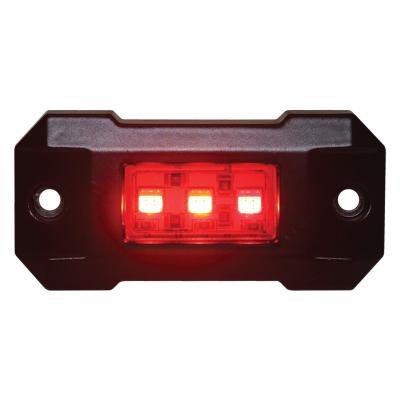 12-Volt RGB MultiColor Single High Power LED Rock Light Custom Pod with 15-Feet of 4-Wire Cable