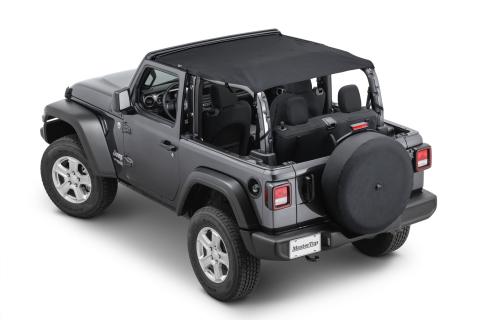 Bimini Top Plus 2018-2023 Jeep JL Wrangler 2Dr MasterTwill