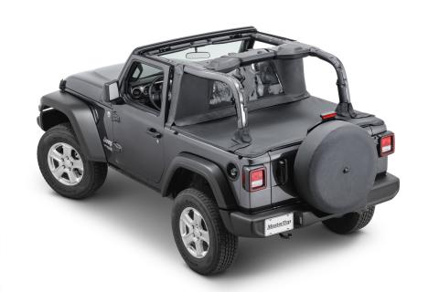 Wind Stopper/Tonneau Cover Combo 2018-2024  Jeep JL Wrangler 2Dr Hard Top Models MasterTwill MasterTop