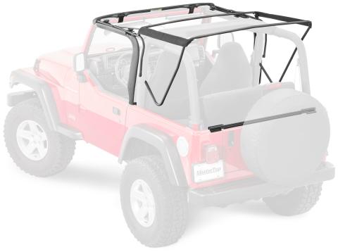 Complete Soft top Hardware Kit 97-06 TJ Wrangler New Easy Install Design MasterTop
