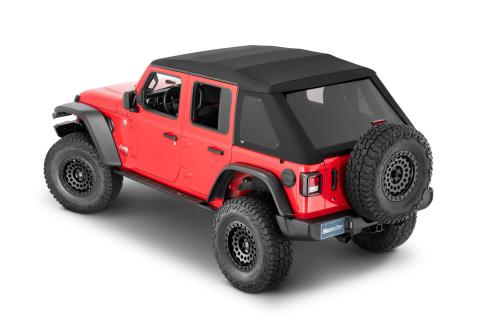 MasterTop Complete Fastback Top, 18-Present Jeep JLU Wrangler 4 Door, MasterTwill MasterTop