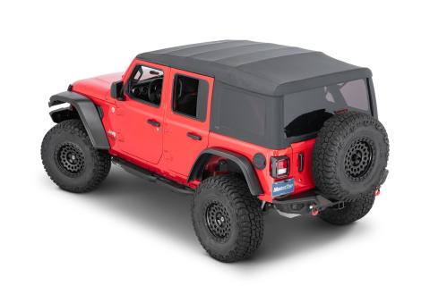 MasterTop Complete Top 18-Present Jeep JLU Wrangler 4 Door, Black Diamond MasterTop