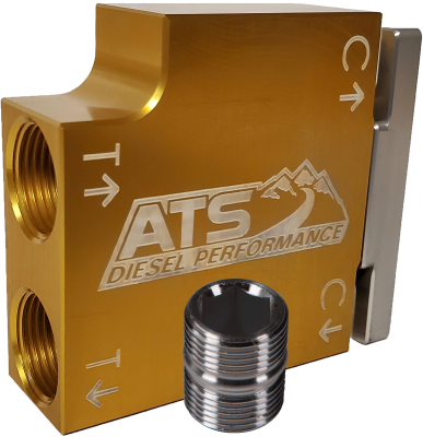 ATS Thermal Bypass Valve Up-Grade Fits 2019+ 6.7L Cummins W/ Billet Filter Coupler