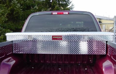 Truck Tool Box Garrison Series Crossover Style / Full Size / Diamond Tread Aluminum / Bright Polished / Owens Products