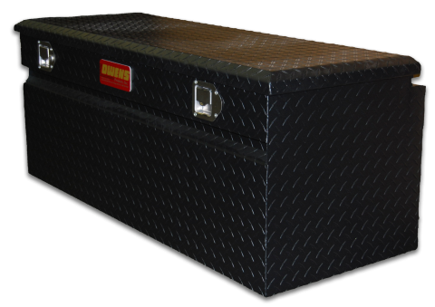 Truck Tool Box Garrison Series Utility Chest / 46.5 Inch / Diamond Tread Aluminum / Black Powder Coat / Owens Products