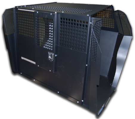 Dog Crate Professional K9 Series Explorer Interceptor Rear Seat Insert / 63.725 W x 41 D x 44 H / 2011-Current Ford Explorer / Mill Finish Aluminum / Owens Products