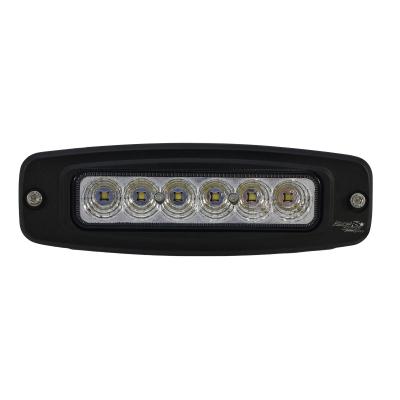 7.5 inch Oval Flush Mount Mini LED Flood Beam Auxiliary Light 10-30VDC