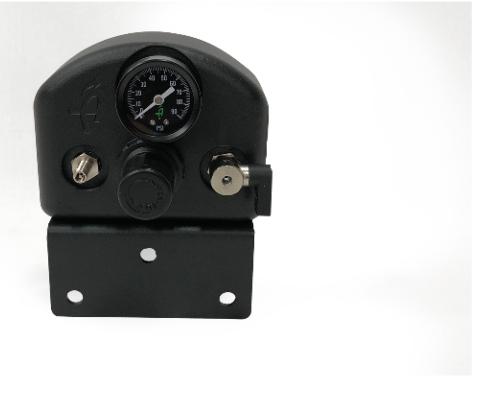 Tire Inflator System 4 Tire Universal With Box, Fittings, Hoses and Storage Bag Black UP Down Air