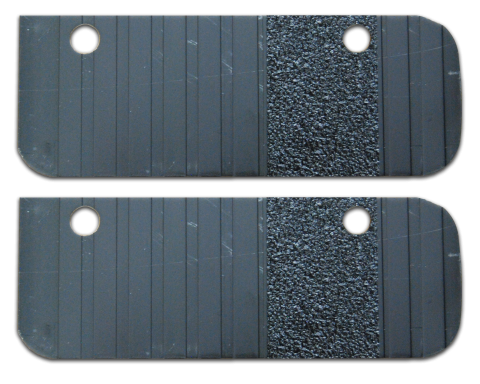 End Caps for Owens Classic Running Boards / Extruded Aluminum / Black / Pair / Owens Products