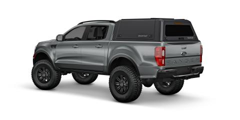 Ranger Truck Bed SmartCapEVOa  Adventure Matte Black 19-23 Ford Ranger Crew Cab 5 Foot Short Bed SmartCap