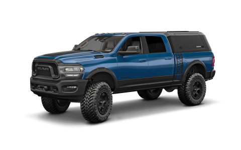 RAM 2500/3500 Truck Bed Cap SmartCap EVOa Adventure Matte Black For 20-24 RAM 2500/3500 6.4 Foot Standard Bed SmartCap