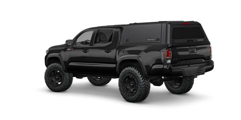 Tacoma Truck Bed Cap SmartCap EVOa Adventure Matte Black For 16-23 Toyota Tacoma 5 Foot Short Bed SmartCap