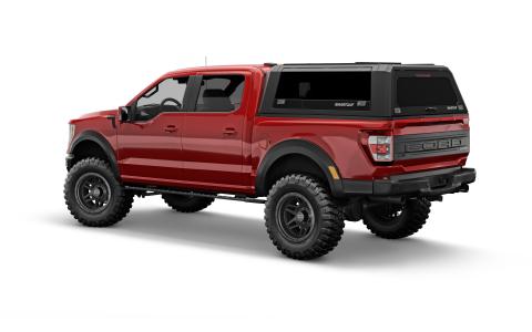 F-150 Truck Bed Cap SmartCapEVO Sport Matte Black For 21-24 Ford F-150 5.5 Foot Short Bed SmartCap
