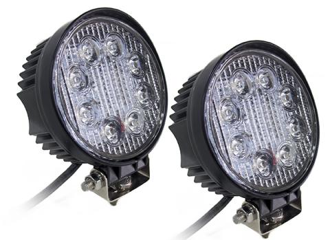 Street Series 4 Inch Round LED Work Spot Light 24W/1560  Lumen Pair Race Sport Lighting