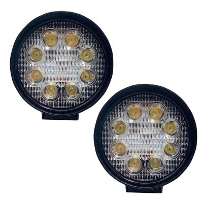 Street Series 4 Inch Round High Powered LED 27W / 1755 Lumen Pair Race Sport Lighting