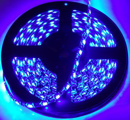 16 Foot 5M 5050 LED Strip Blue Tape Strip Reel Custom Lighting System Race Sport Lighting