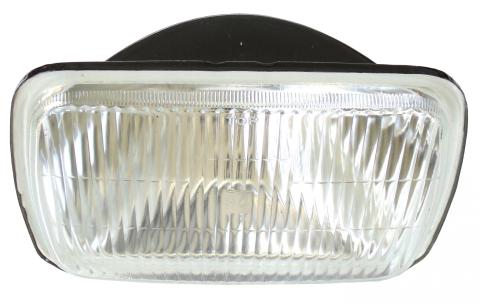 7x6 Inch OEM Headlight Conversion Lens holds H4 Bulbs Individual Race Sport Lighting