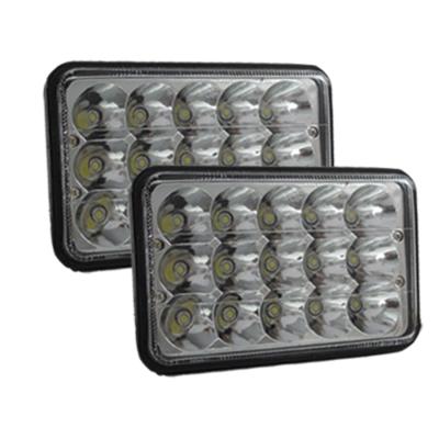 7x6 Inch LED Conversion Lens Pair Left and Right 54-Watts per light 108-watts Total Race Sport Lighting