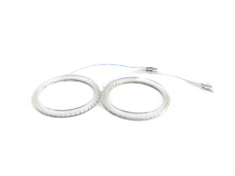 90mm LED Angel Eyes Blue Pair Race Sport Lighting